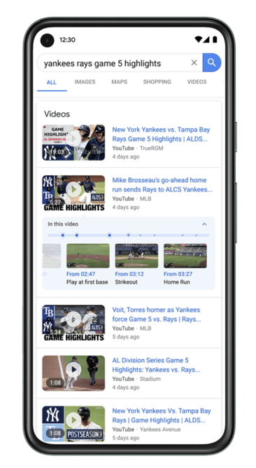 Google Video Highlights