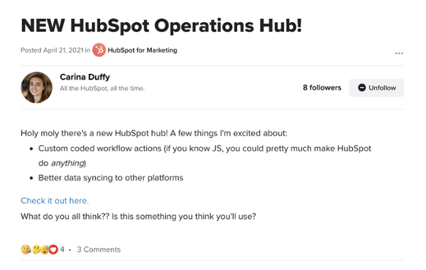 HubSpot operations hub discussion-1