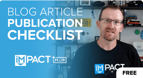 Free Course: Blog Article Publication Checklist