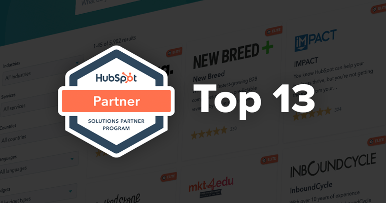 Top 13 Inbound Marketing & HubSpot Solutions Partner Program Agencies for 2022