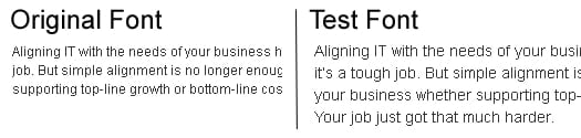 ClickLaboratory Font Size